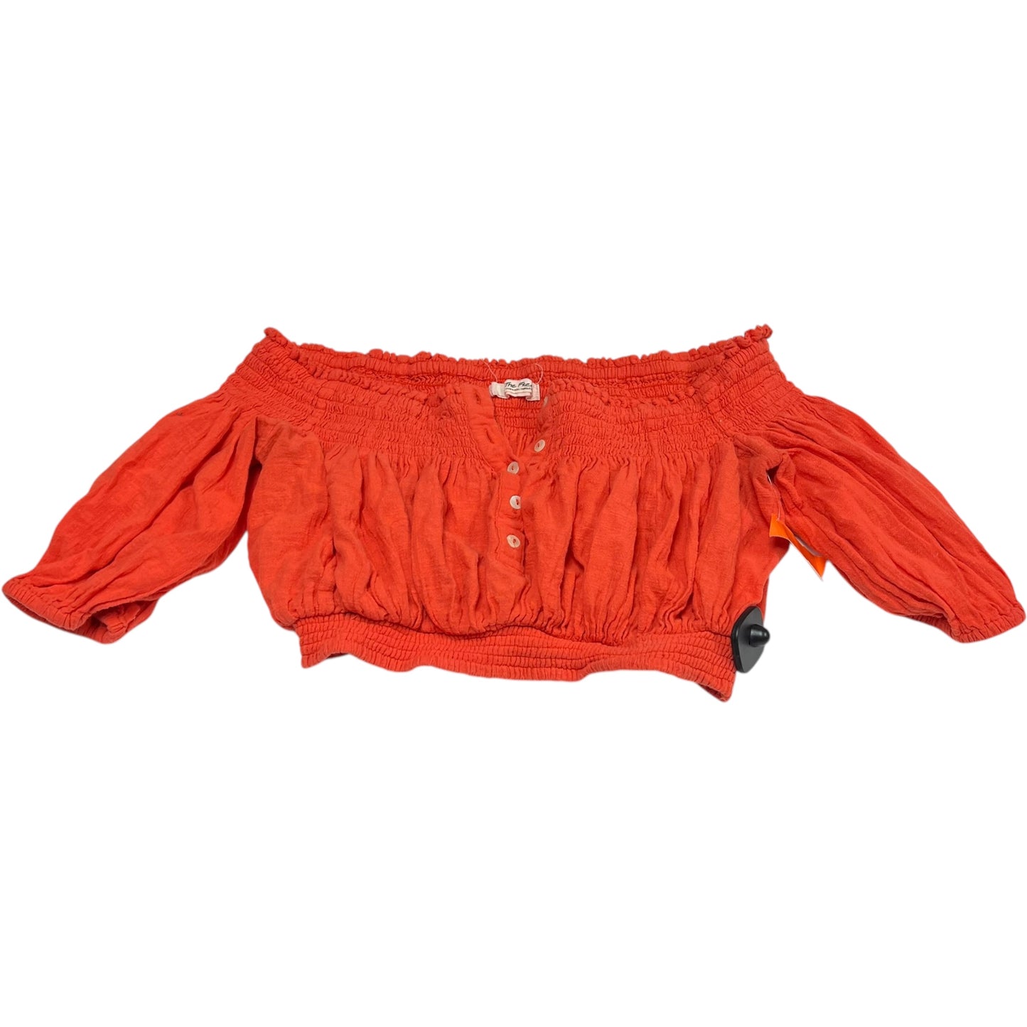 Top Short Sleeve By We The Free In Orange, Size: Xs