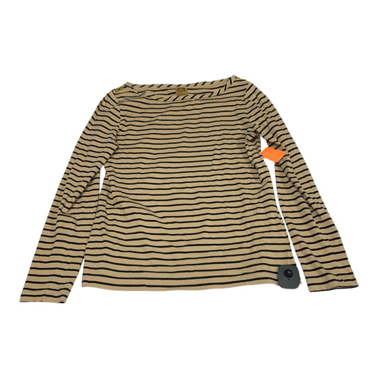 Top Long Sleeve By Anne Klein In Striped Pattern, Size: S