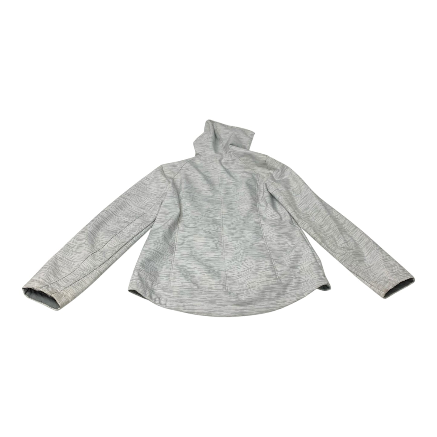 Jacket Windbreaker By Clothes Mentor In Grey, Size: S