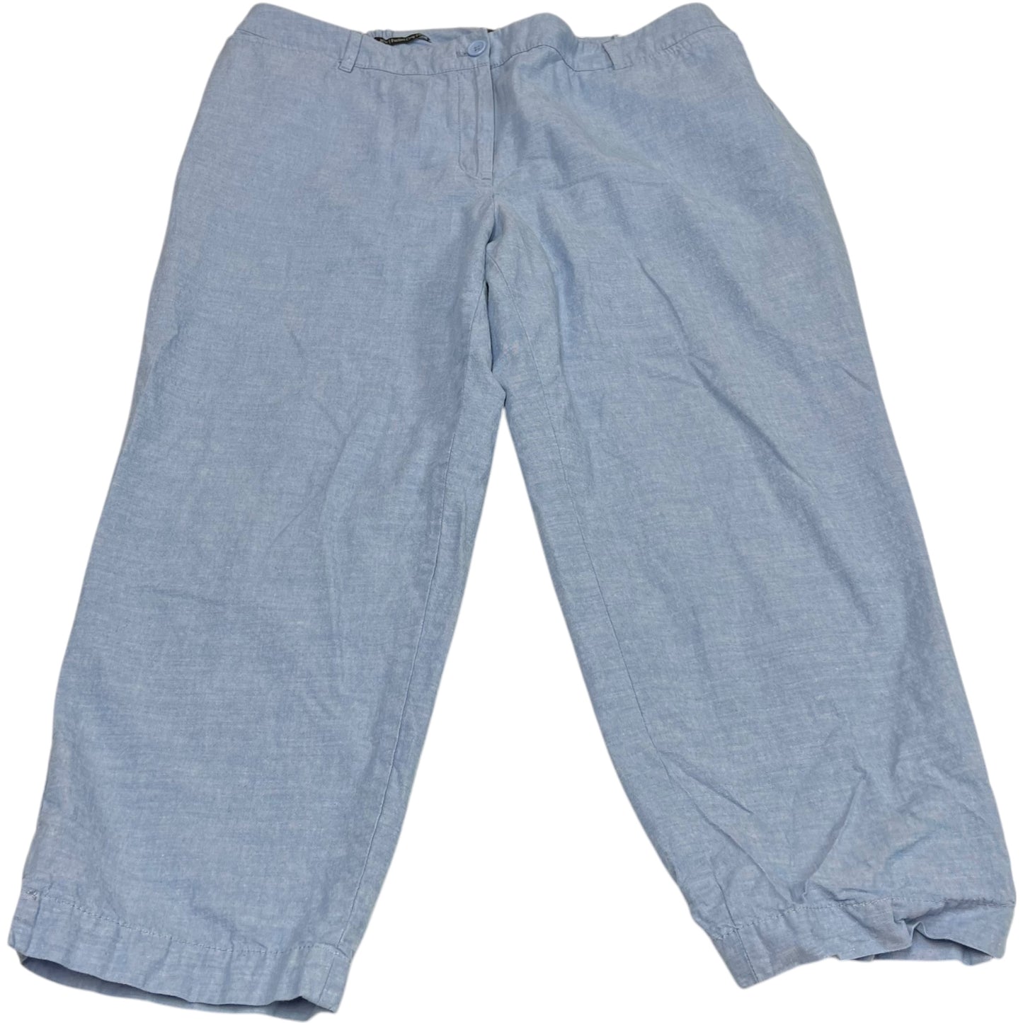 Pants Cropped By Talbots In Blue, Size: 16