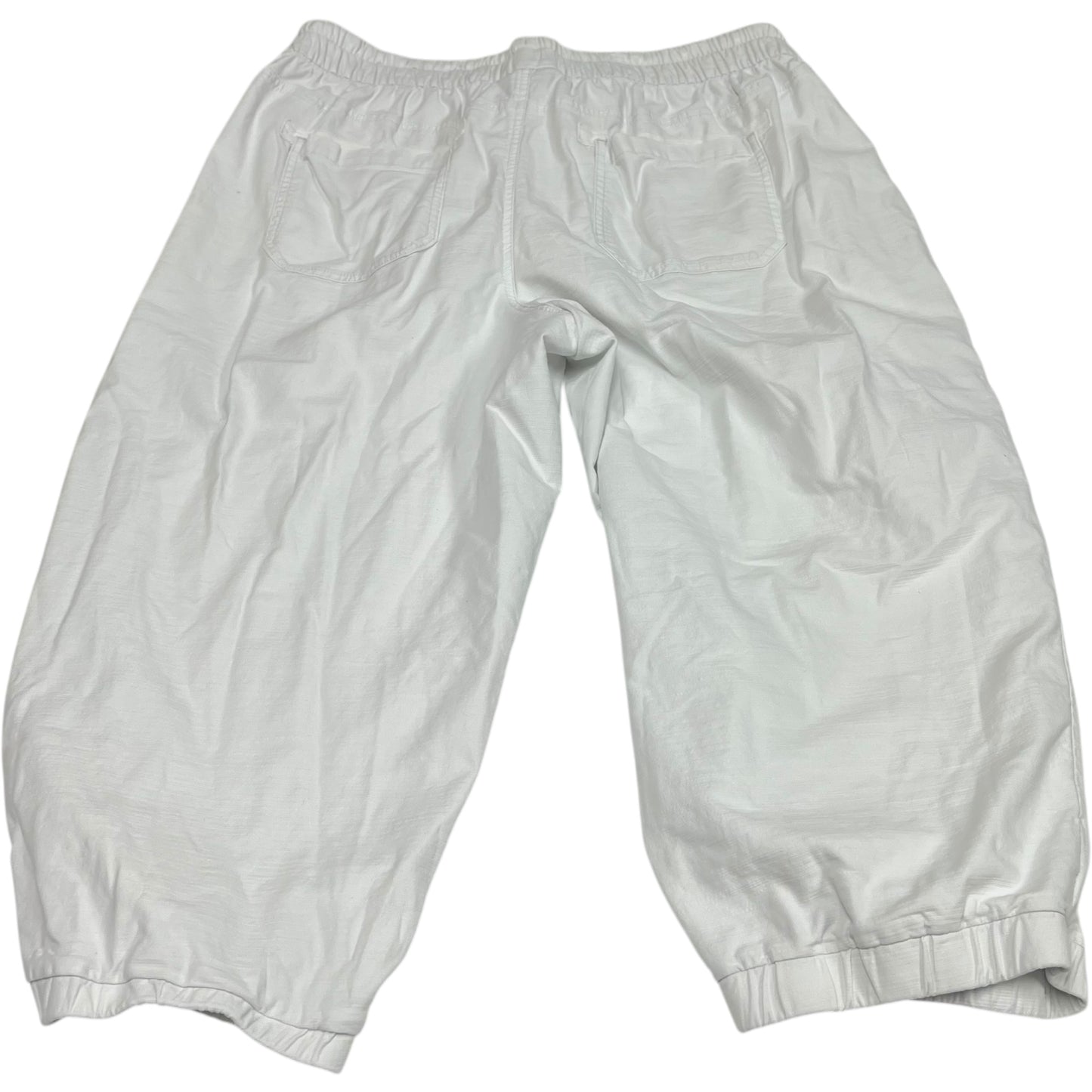 Pants Cropped By Lands End In White, Size: 16