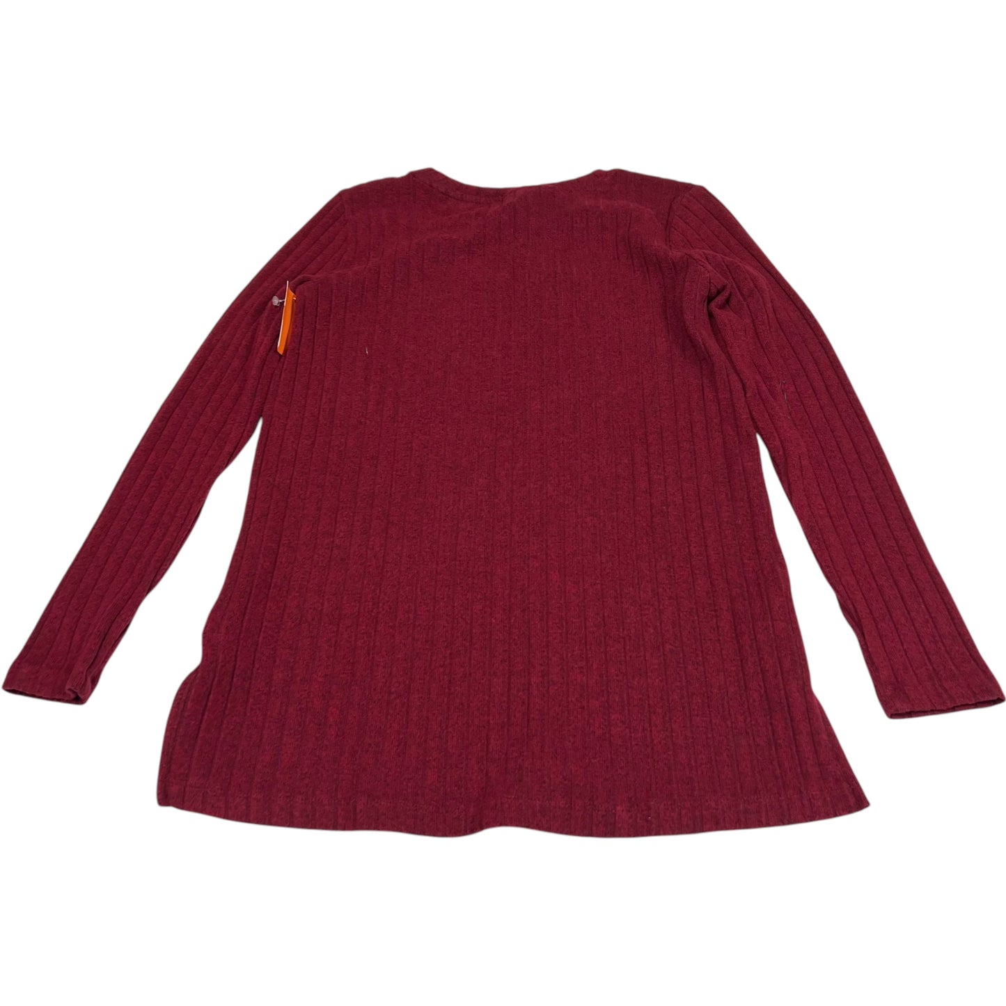 Top Long Sleeve Basic By Lou And Grey In Red, Size: S