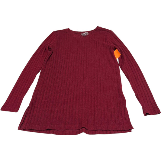 Top Long Sleeve Basic By Lou And Grey In Red, Size: S