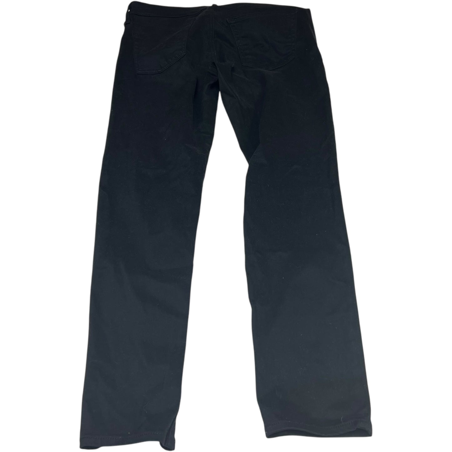 Jeans Straight By Adriano Goldschmied In Black Denim, Size: 6