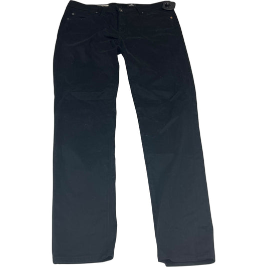 Jeans Straight By Adriano Goldschmied In Black Denim, Size: 6