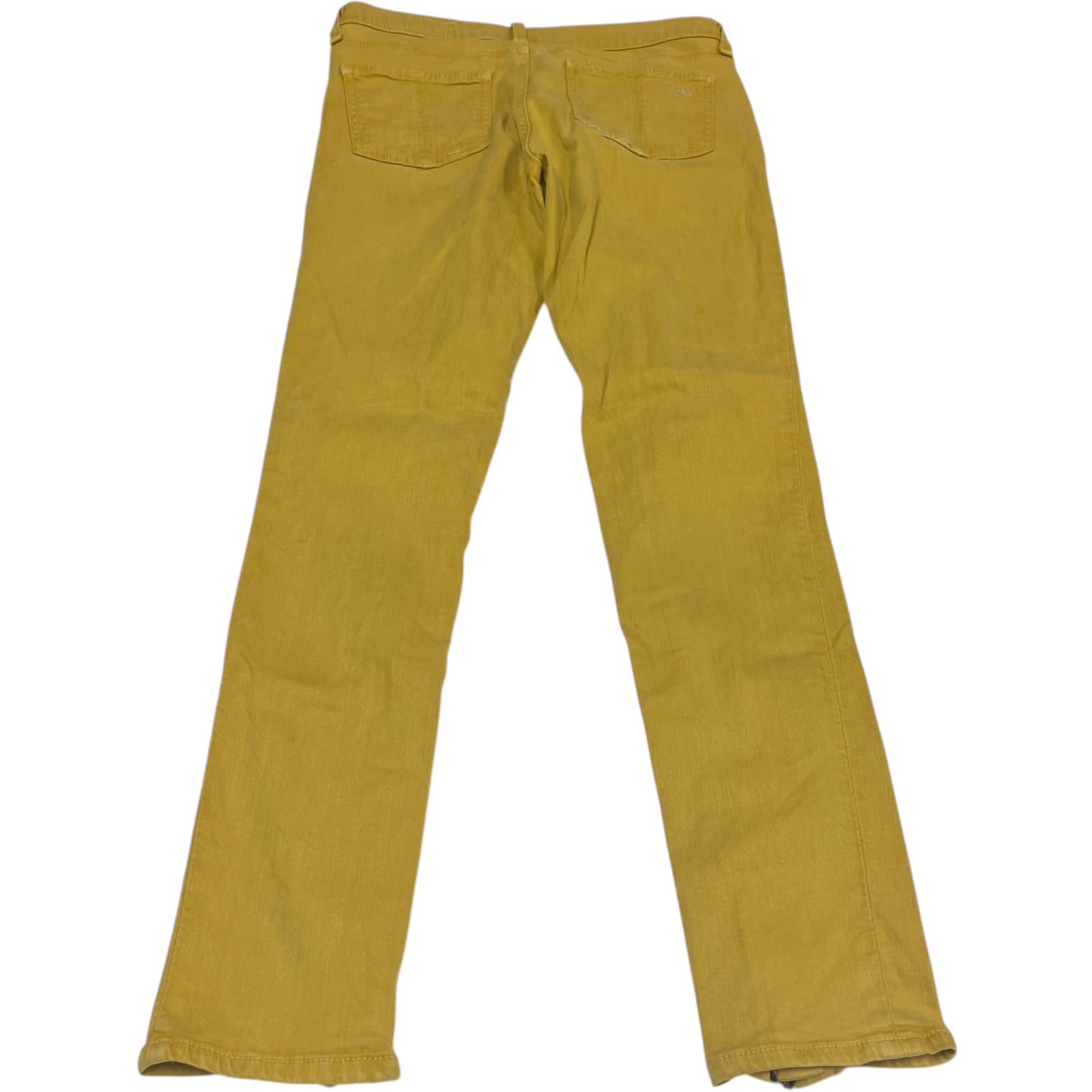 Jeans Cropped By Rag & Bones Jeans In Yellow Denim, Size: 2