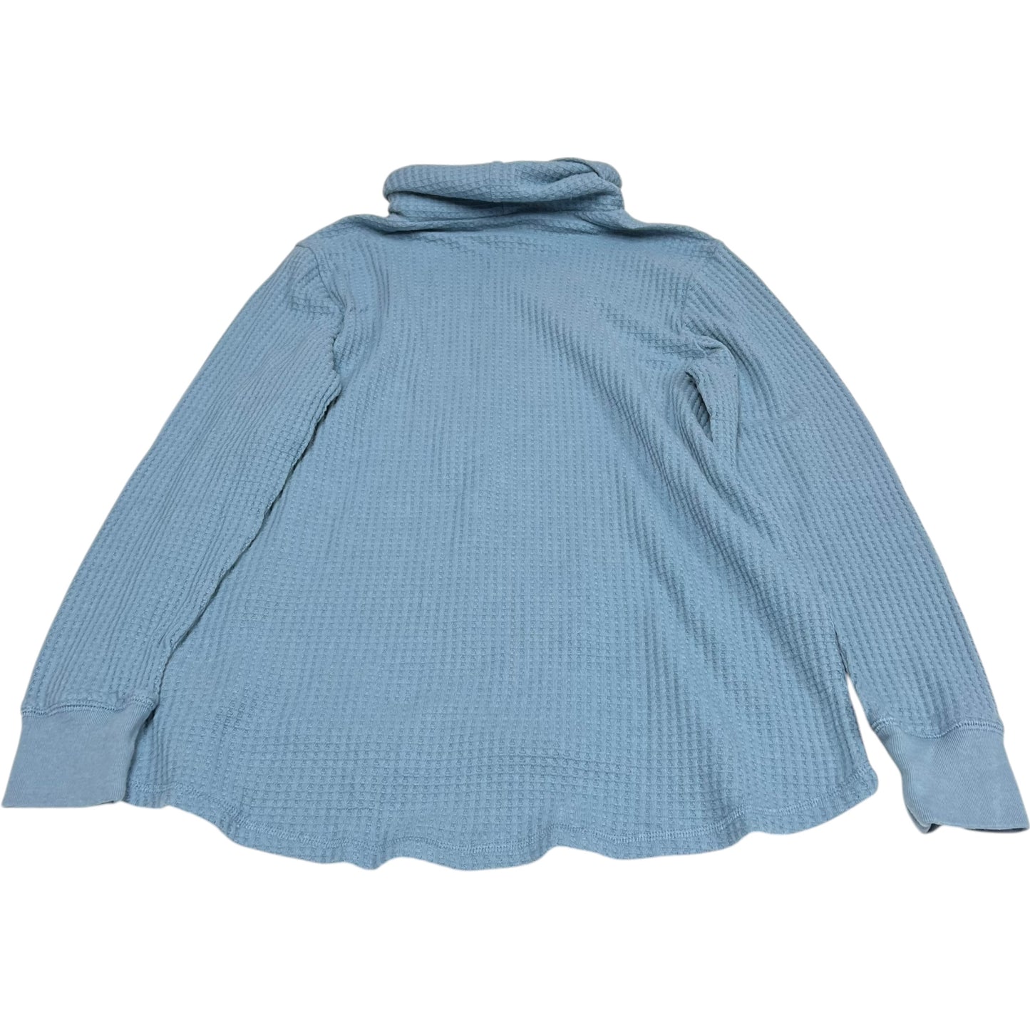 Top Long Sleeve By Como Vintage In Blue, Size: M