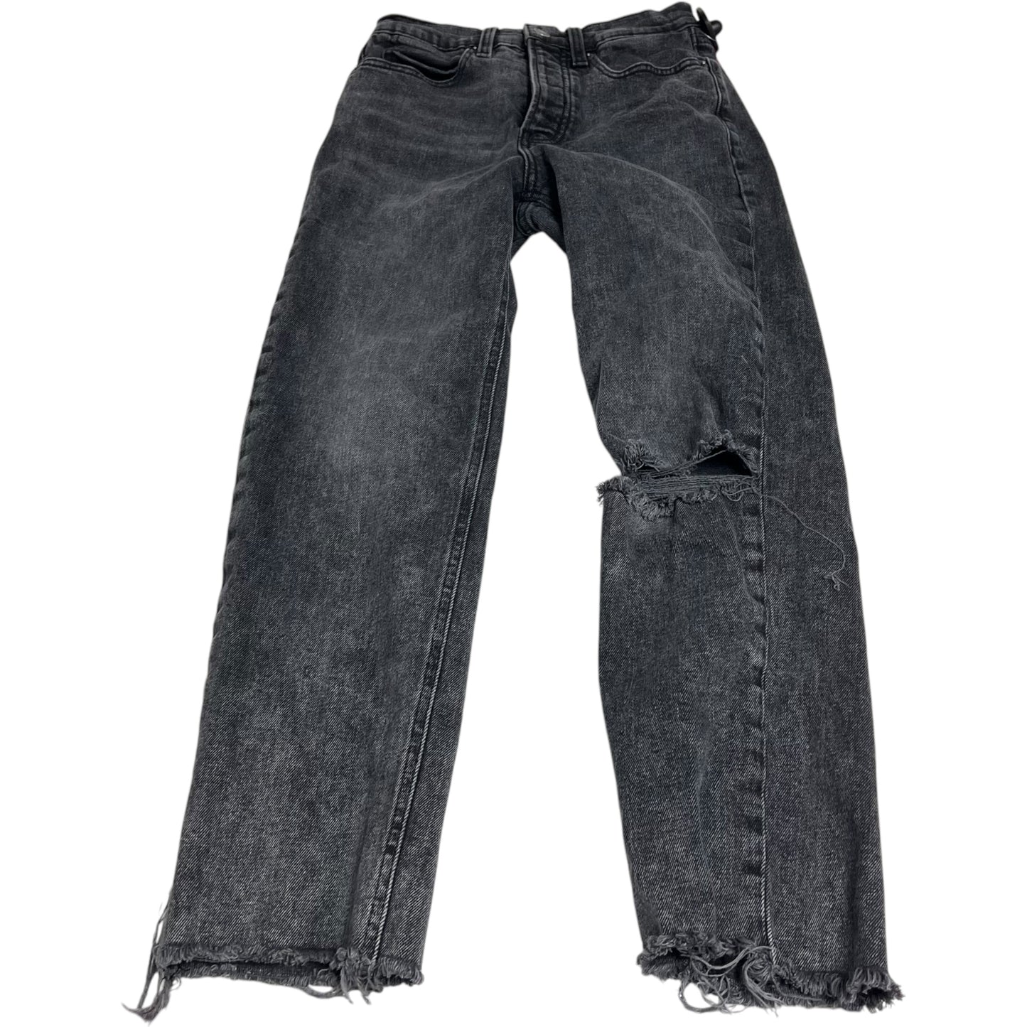 Jeans Straight By Old Navy In Grey Denim, Size: 0