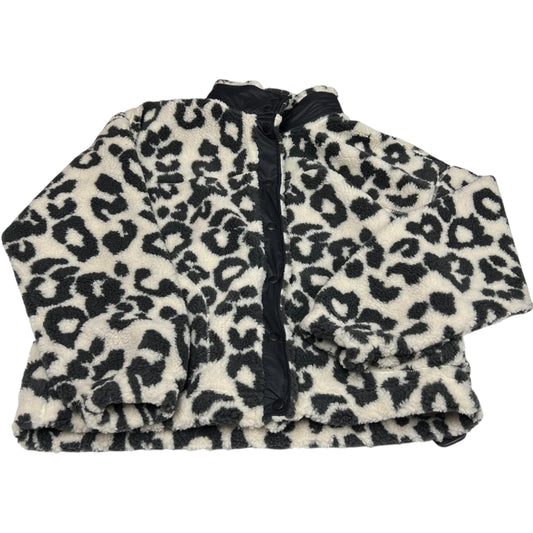 Jacket Faux Fur & Sherpa By Old Navy In Animal Print, Size: Xl