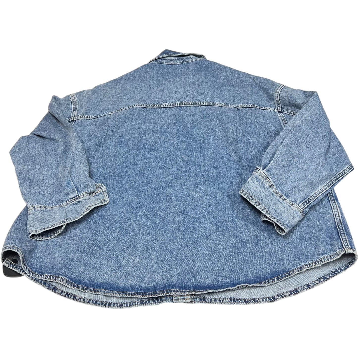 Jacket Denim By Divided In Blue Denim, Size: L