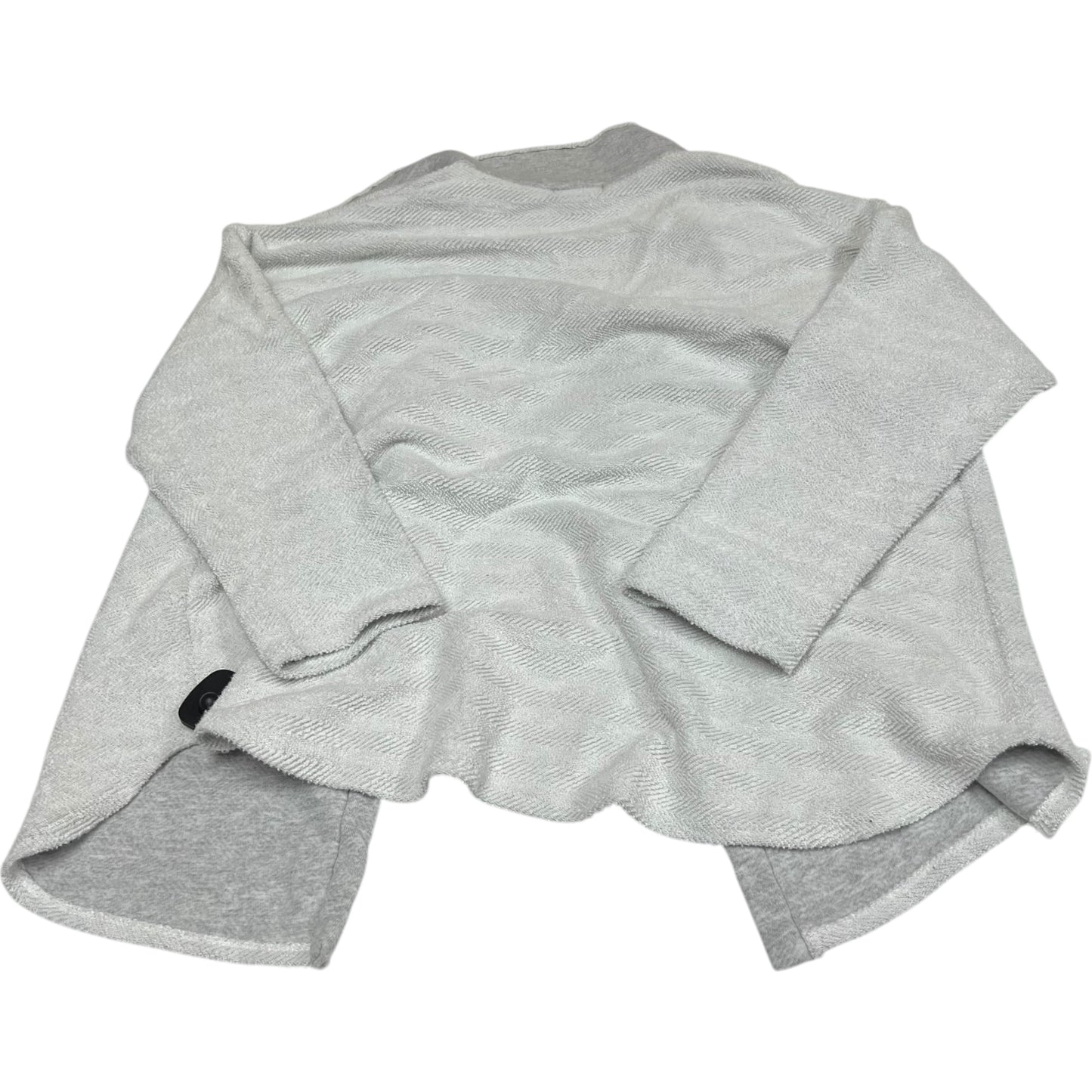 Jacket Shirt By Clothes Mentor In Grey, Size: L