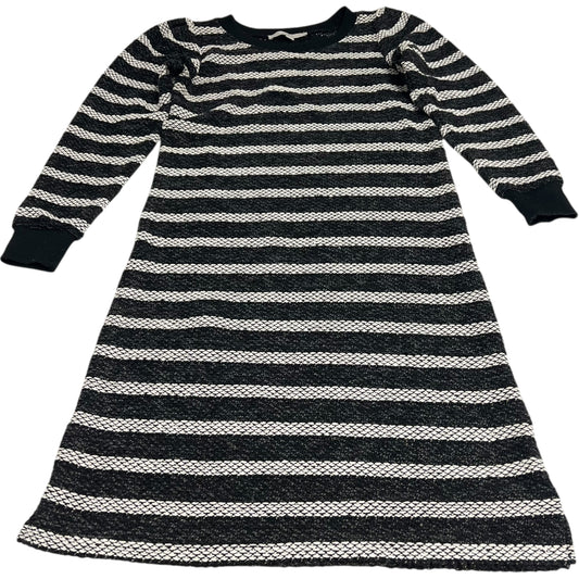 Dress Casual Midi By Loft In Black & White, Size: S