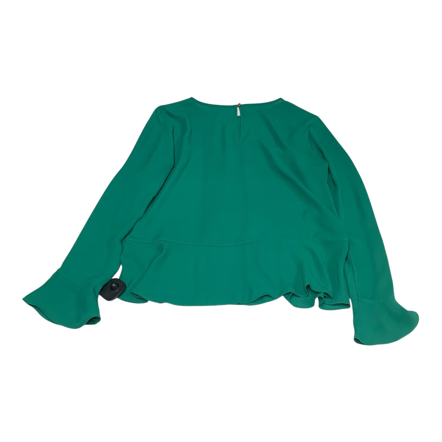 Blouse Long Sleeve By Banana Republic In Green, Size: S