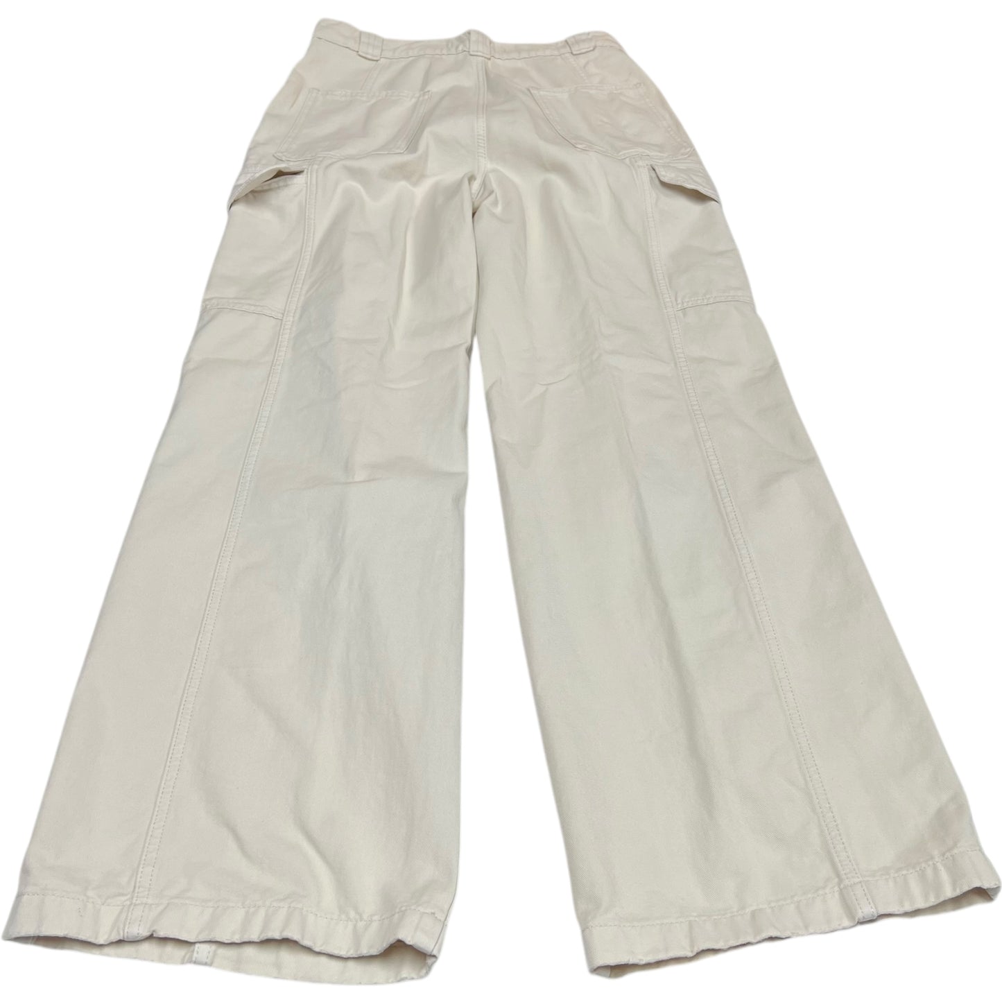 Jeans Wide Leg By Hudson In Cream Denim, Size: 6