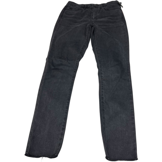 Jeans Skinny By Gap In Black Denim, Size: 6