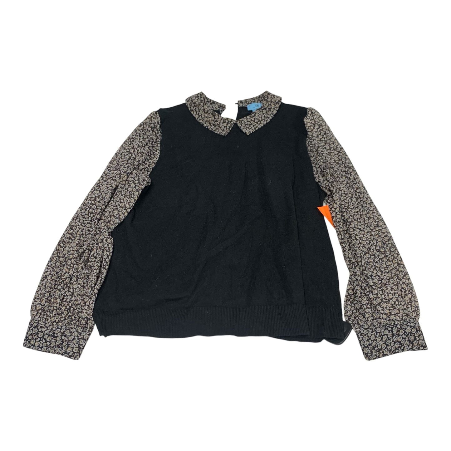 Top Long Sleeve By Cece In Black, Size: L