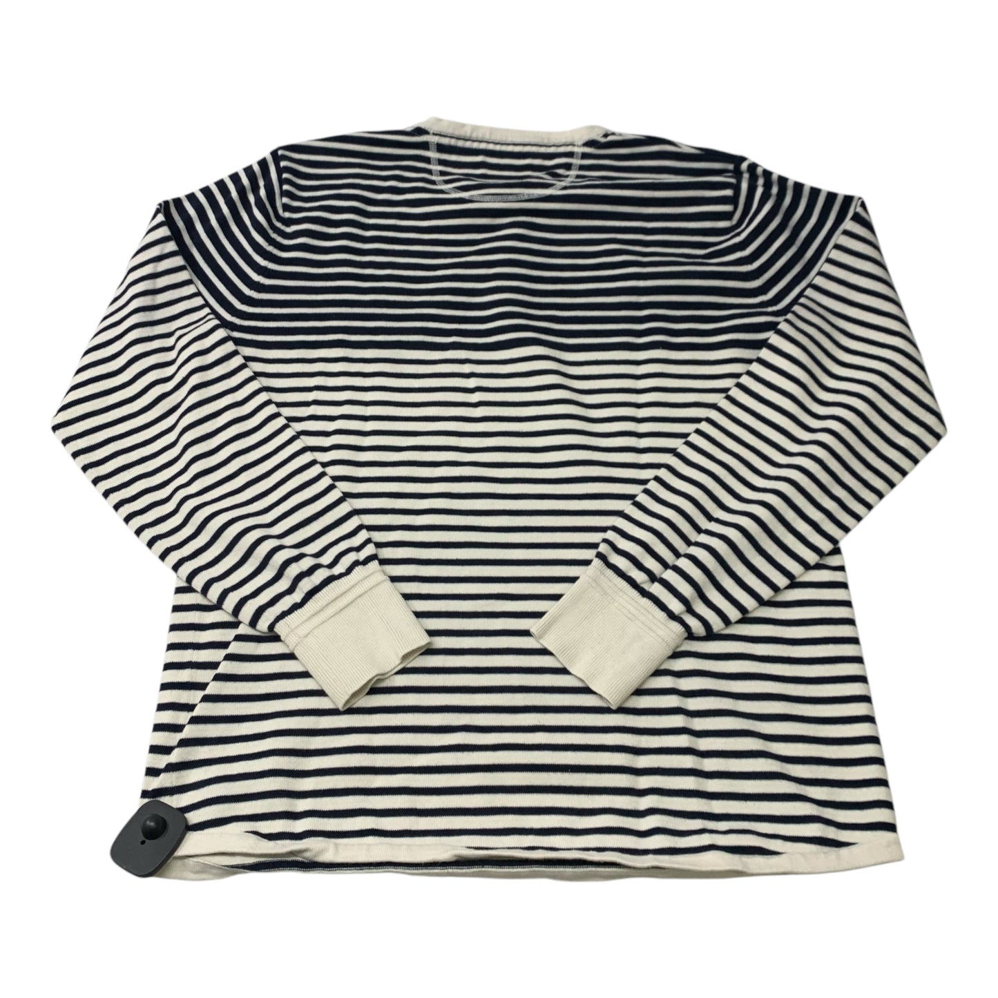 Top Long Sleeve By Scotch & Soda In Striped Pattern, Size: L