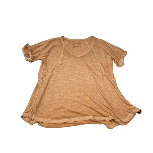 Top Short Sleeve Basic By We The Free In Orange, Size: S