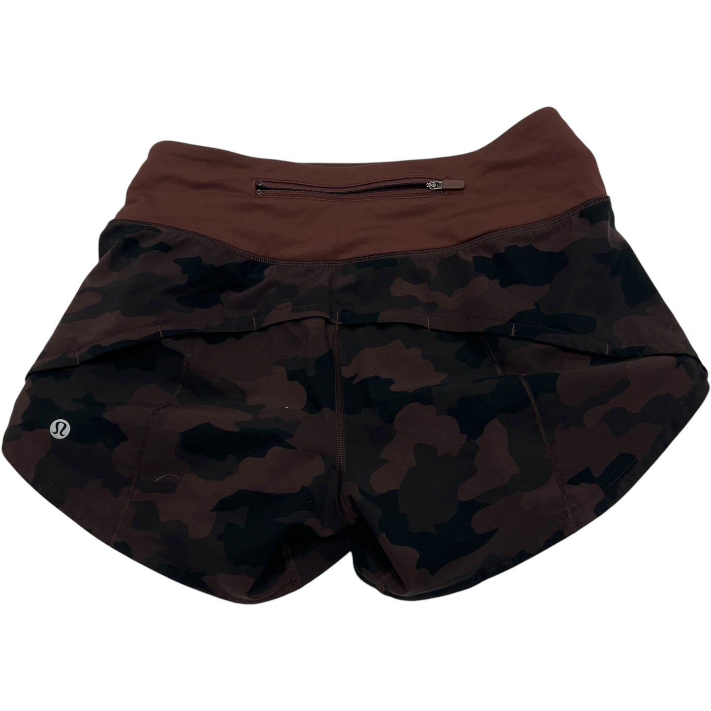 Athletic Shorts By Lululemon In Camouflage Print, Size: Xs