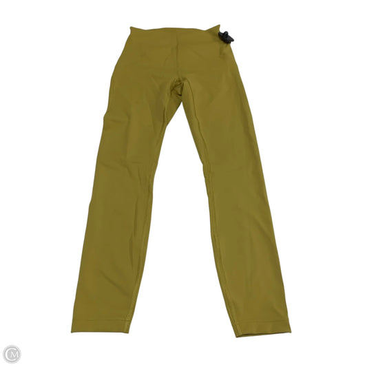 Athletic Leggings By Lululemon In Chartreuse, Size: S