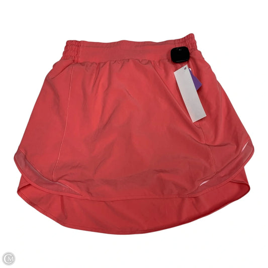 Athletic Skort By Lululemon In Pink, Size: S