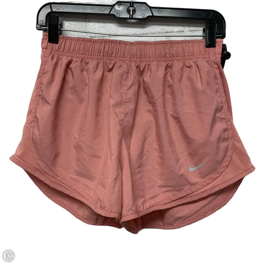 Athletic Shorts By Nike Apparel In Pink, Size: M