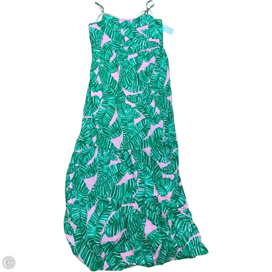 Dress Designer By Lilly Pulitzer In Green & Pink, Size: Xxs