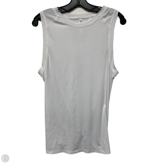 Athletic Tank Top By Fabletics In White, Size: S