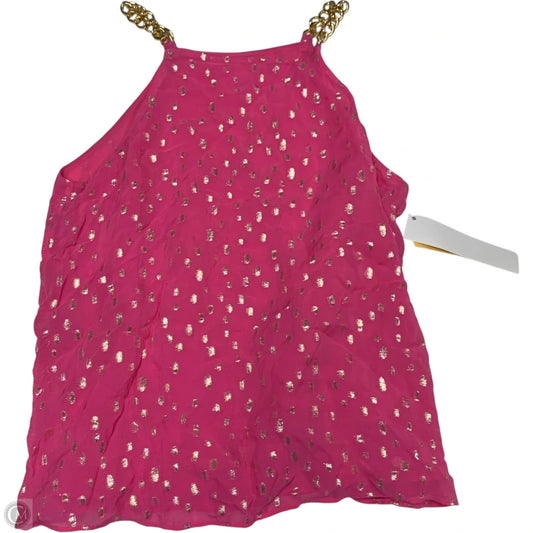 Top Sleeveless Designer By Lilly Pulitzer In Pink, Size: Xs