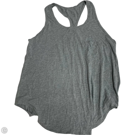 Athletic Tank Top By Lululemon In Grey, Size: M