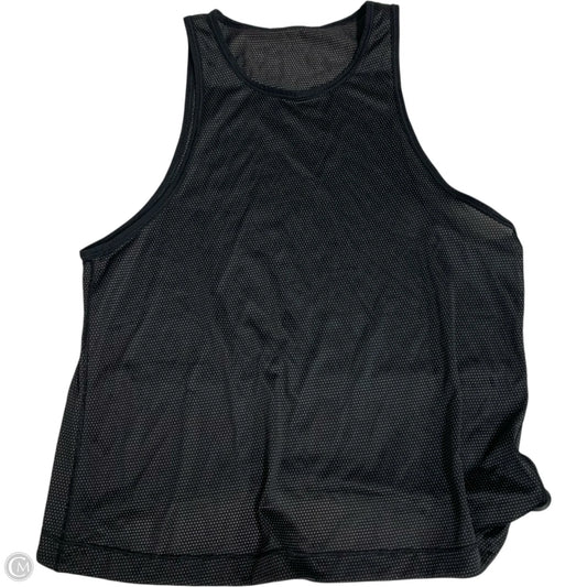 Athletic Tank Top By Lululemon In Black, Size: M
