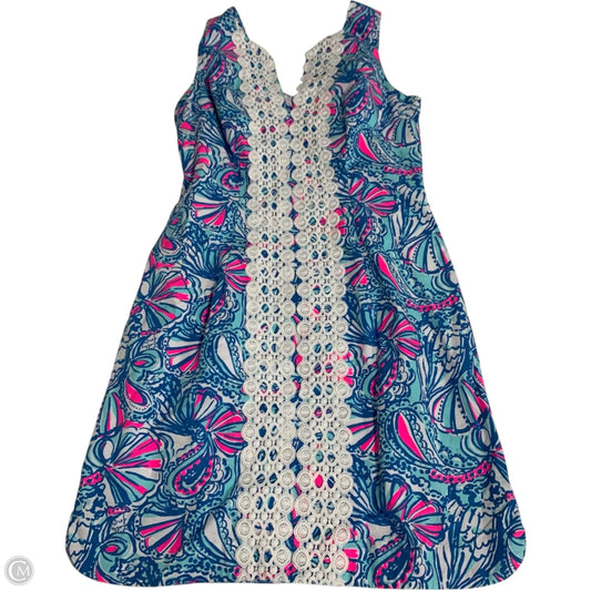 Dress Designer By Lilly Pulitzer In Blue & Pink, Size: Xs