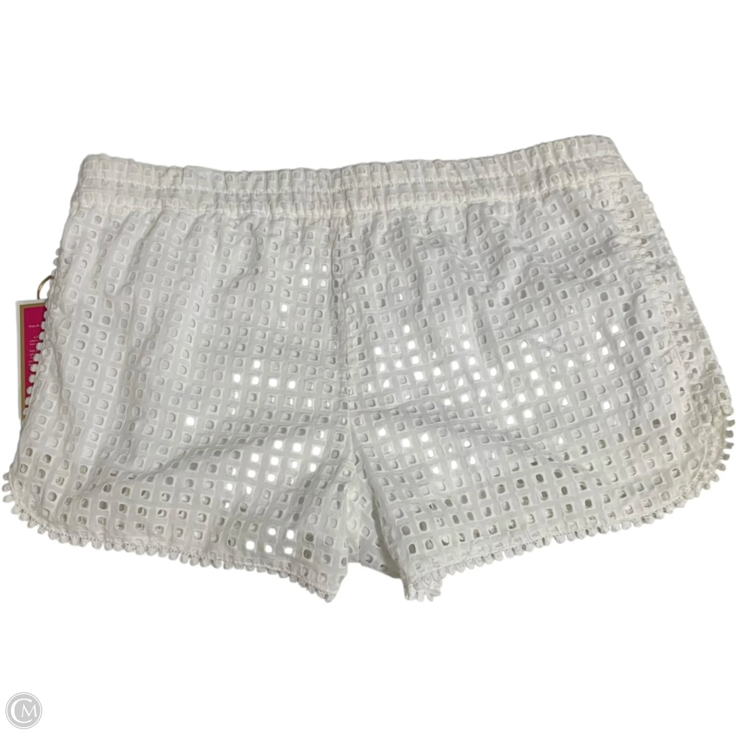 Shorts Designer By Lilly Pulitzer In White, Size: L