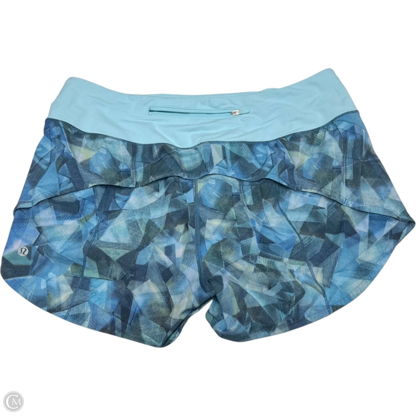 Athletic Shorts By Lululemon In Blue, Size: M