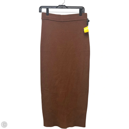 Skirt Maxi By Clothes Mentor In Brown, Size: M