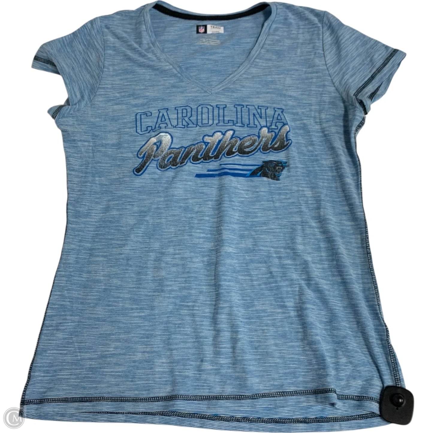 Athletic Top Short Sleeve By Nfl In Blue, Size: Xl