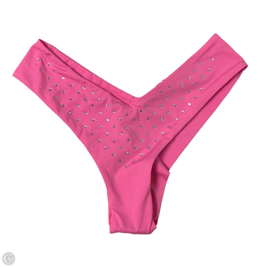 Swimsuit Bottom By Loveshackfancy In Pink, Size: S