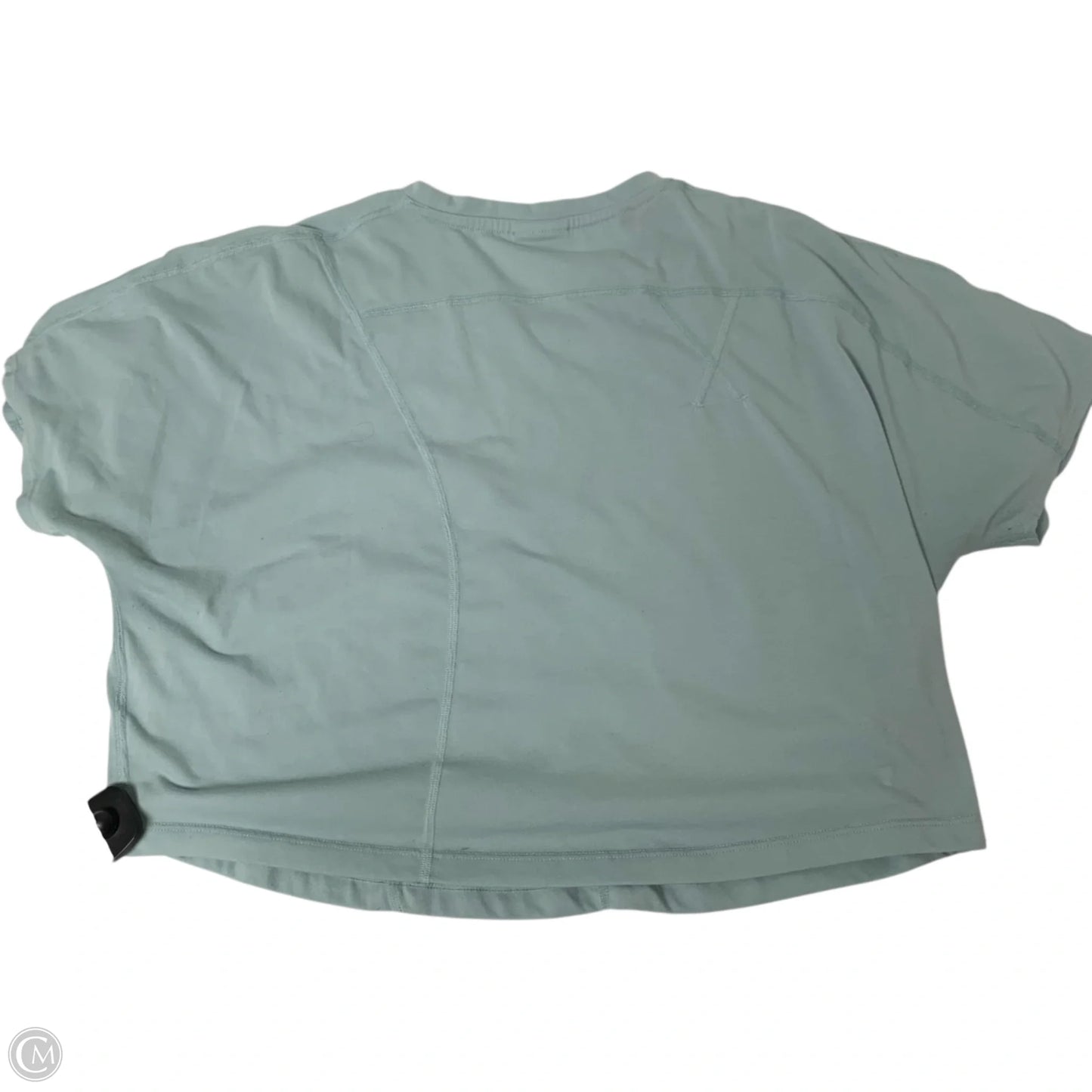 Athletic Top Short Sleeve By Gym Shark In Blue, Size: L