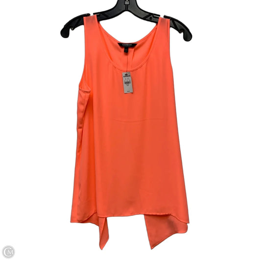 Blouse Sleeveless By Express In Coral, Size: L