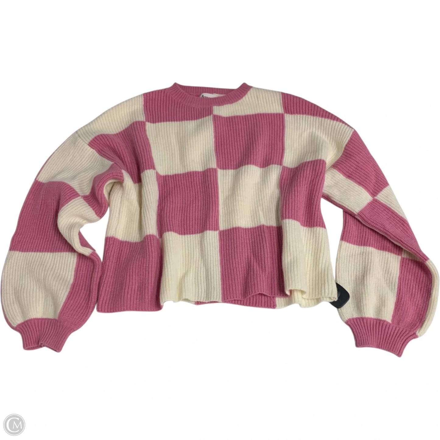 Sweater By &merci In Pink & White, Size: S