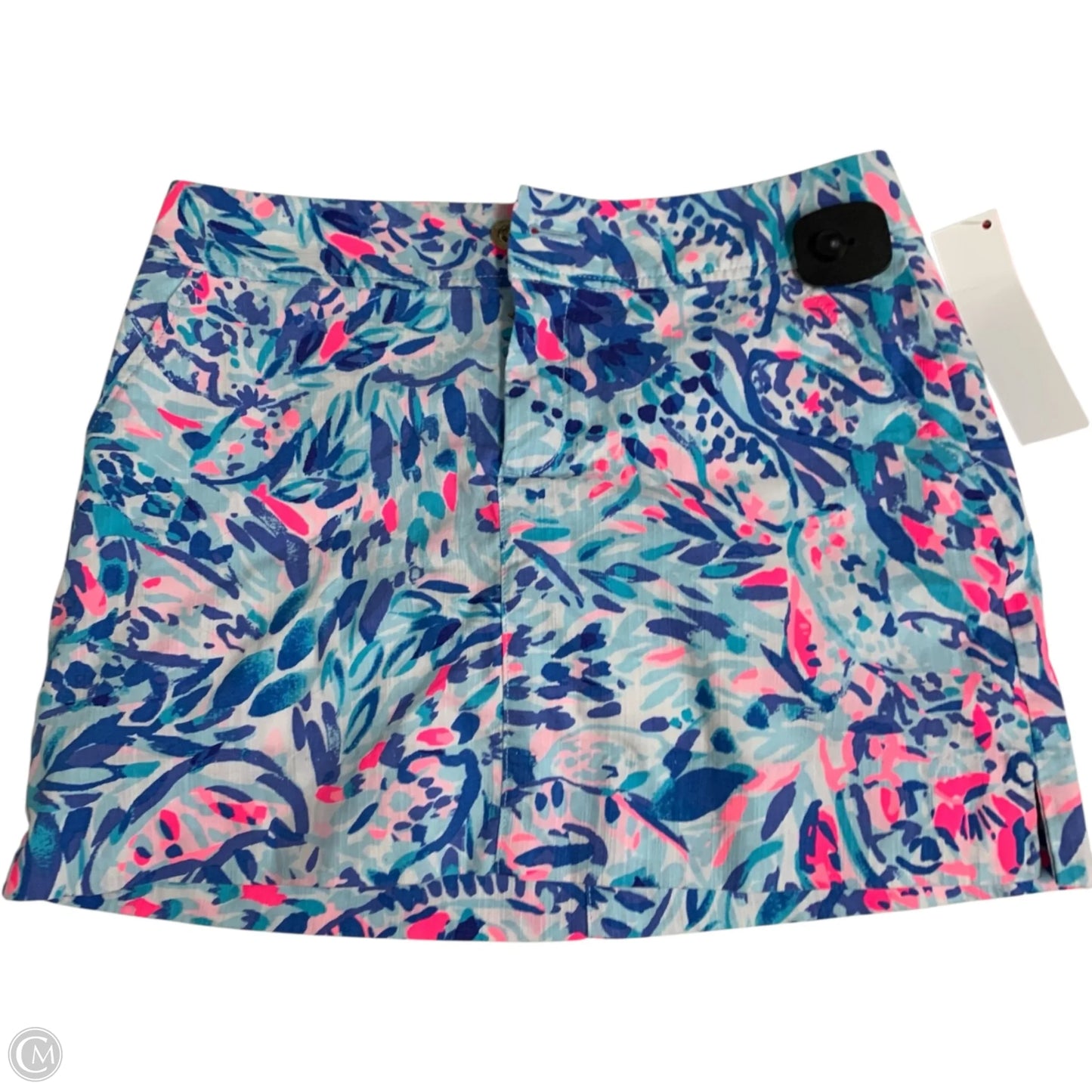 Skort Designer By Lilly Pulitzer In Blue & Pink, Size: S