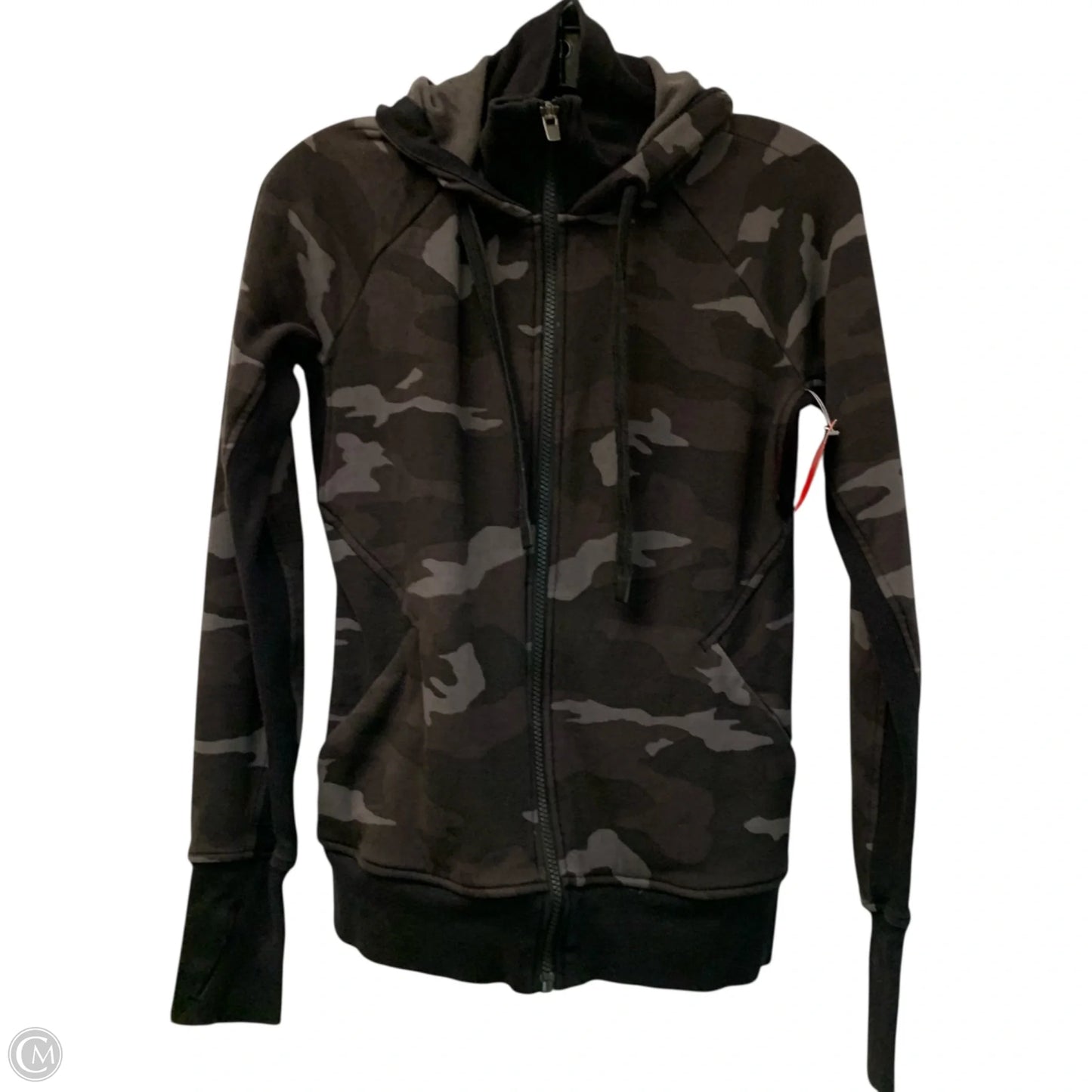 Athletic Jacket By Athleta In Camouflage Print, Size: Xs