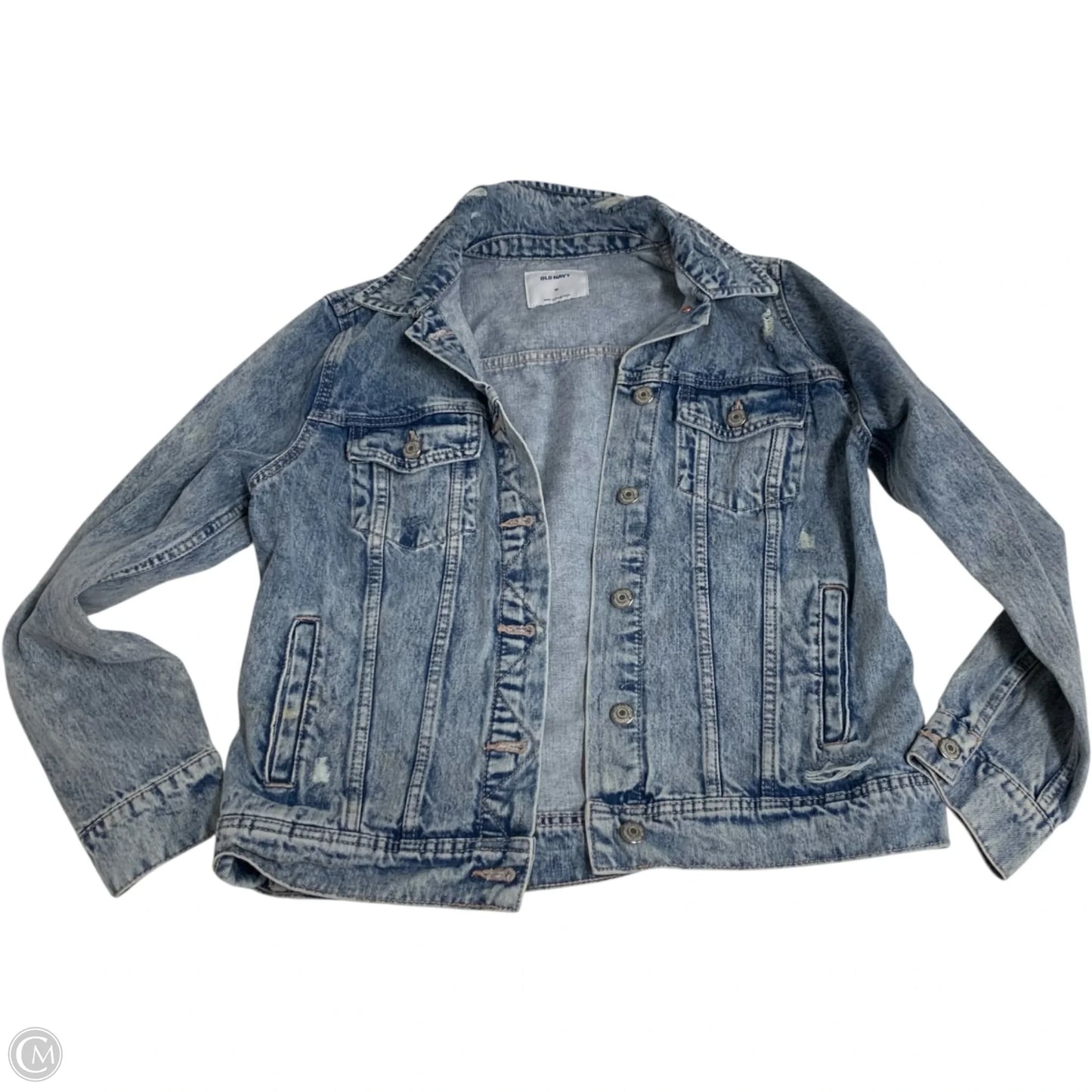 Jacket Denim By Old Navy In Blue Denim, Size: M