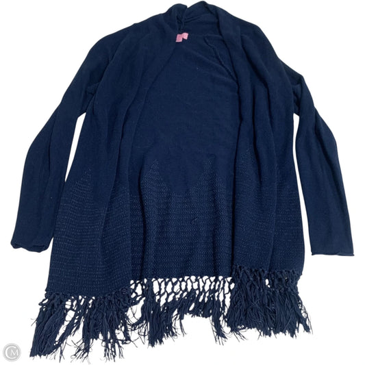 Sweater Cardigan Designer By Lilly Pulitzer In Navy, Size: S