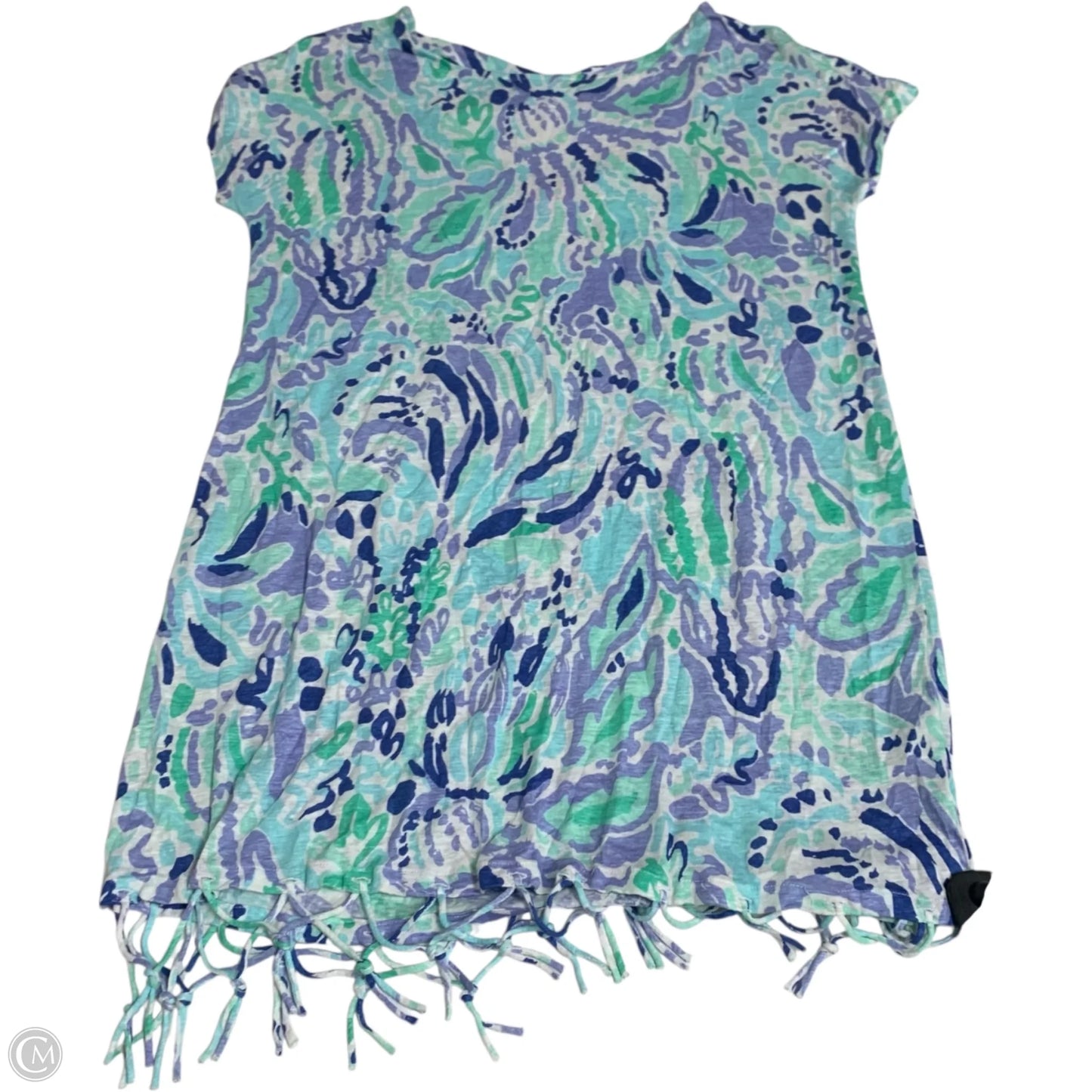 Dress Designer By Lilly Pulitzer In Blue & Purple, Size: Xl