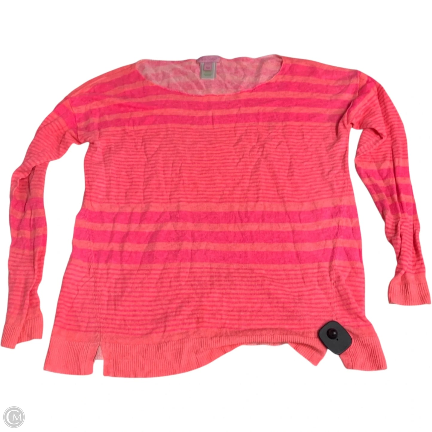 Top Long Sleeve Designer By Lilly Pulitzer In Pink, Size: L