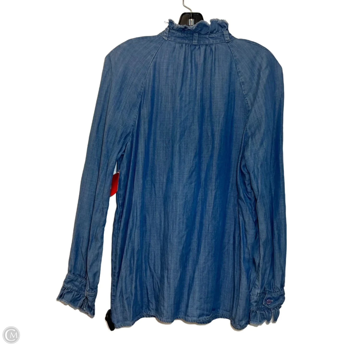 Top Long Sleeve By Crown And Ivy In Blue, Size: S