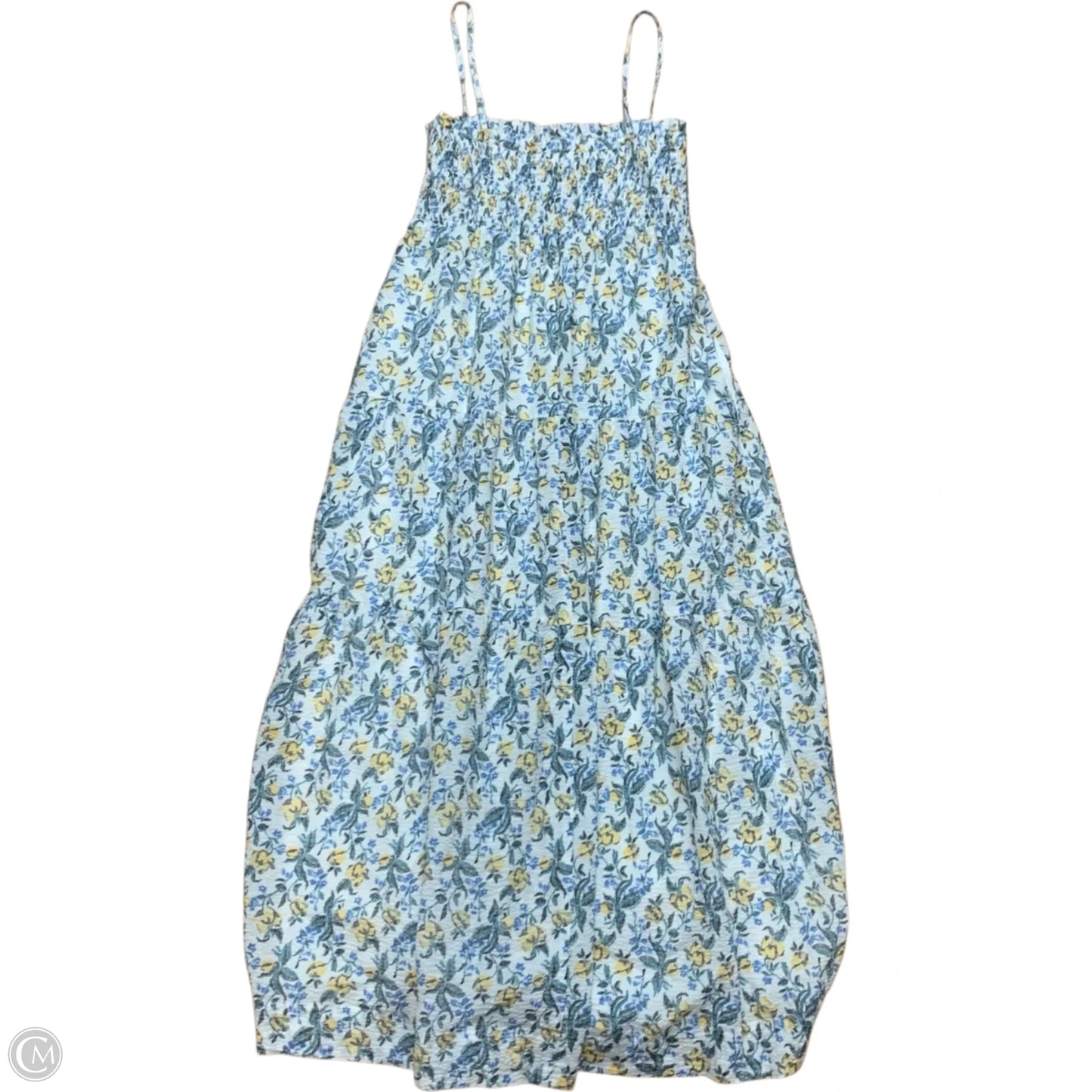 Dress Casual Maxi By En Saison In White & Yellow, Size: M