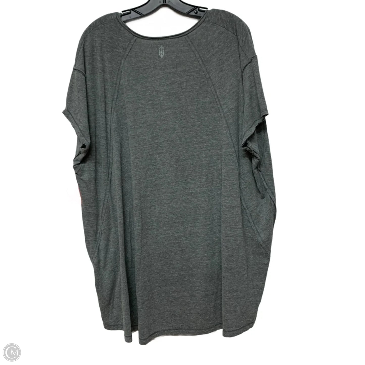 Tunic Short Sleeve By Free People In Grey, Size: S