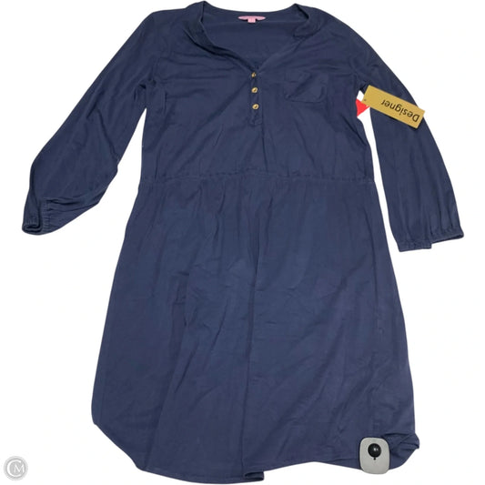 Dress Designer By Lilly Pulitzer In Navy, Size: M